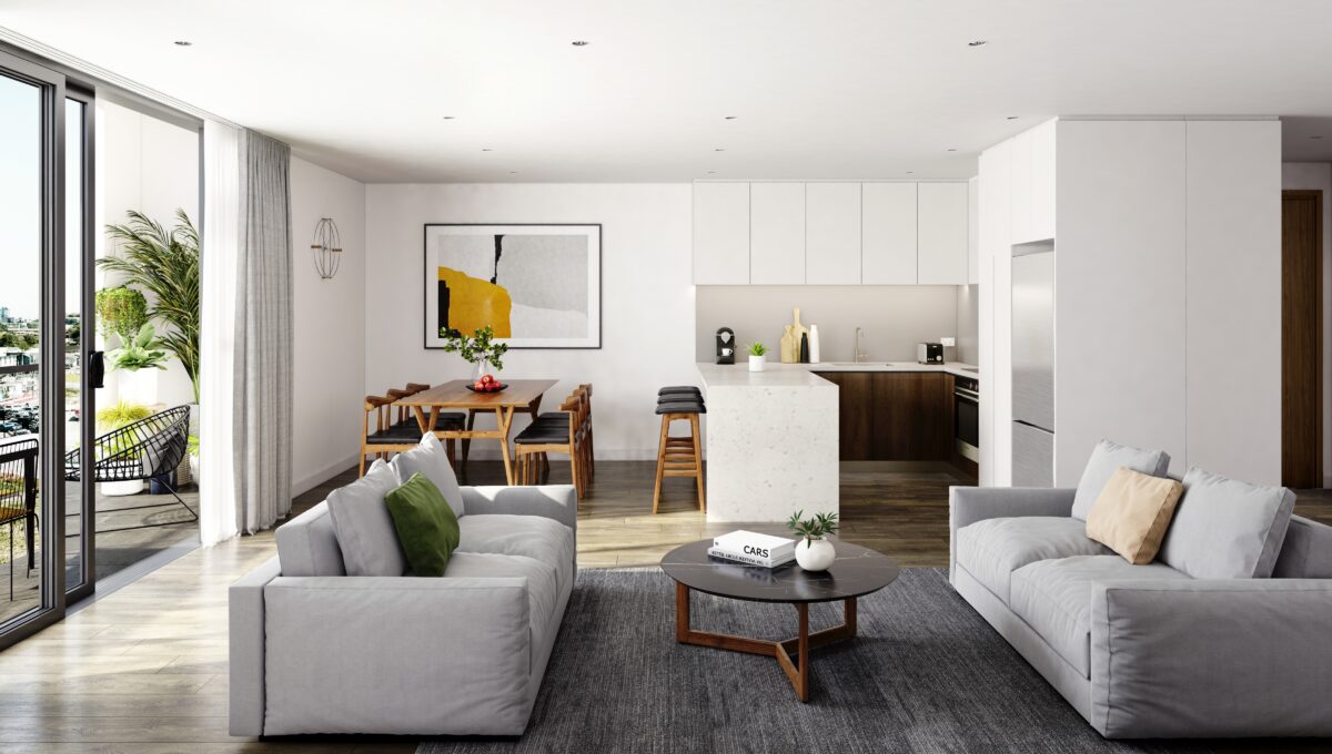 Elevation Northcote apartment interior