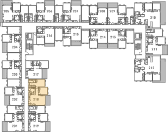 Onewa Level 2 Floor Plan - Elevation Northcote Apartments