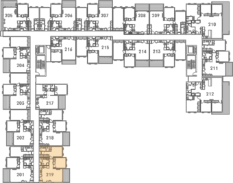 Onewa Level 2 Floor Plan - Elevation Northcote Apartments