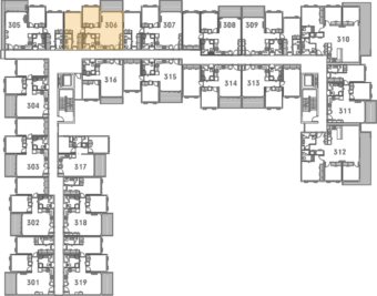 Onewa Level 3 Floor Plan - Elevation Northcote Apartments