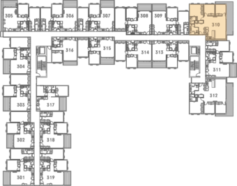 Onewa Level 3 Floor Plan - Elevation Northcote Apartments