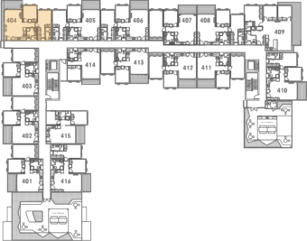 Onewa Level 4 Floor Plan - Elevation Northcote Apartments