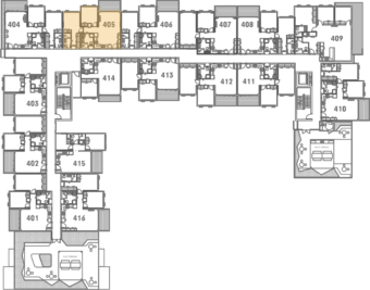 Onewa Level 4 Floor Plan - Elevation Northcote Apartments