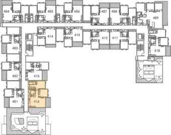 Onewa Level 4 Floor Plan - Elevation Northcote Apartments