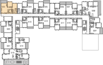 Onewa Level 5 Floor Plan - Elevation Northcote Apartments