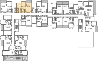 Onewa Level 5 Floor Plan - Elevation Northcote Apartments