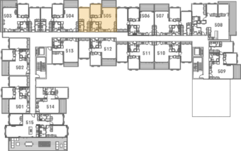 Onewa Level 5 Floor Plan - Elevation Northcote Apartments