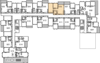 Onewa Level 5 Floor Plan - Elevation Northcote Apartments