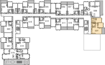 Onewa Level 5 Floor Plan - Elevation Northcote Apartments