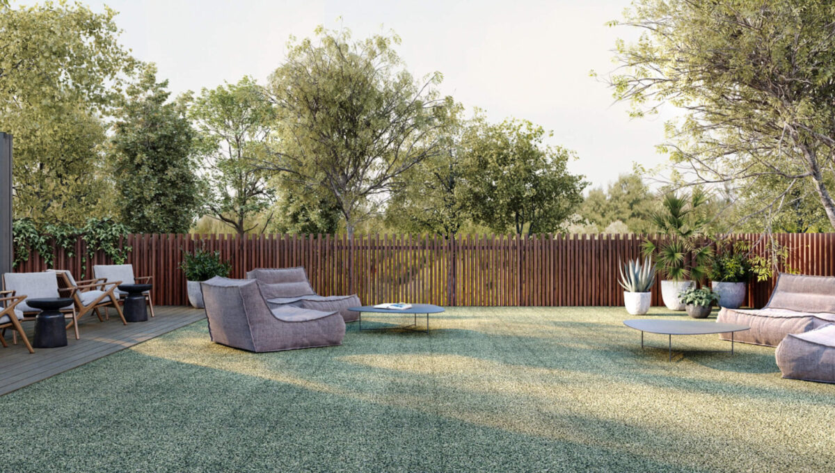 Outdoor Garden - Elevation Northcote Apartments