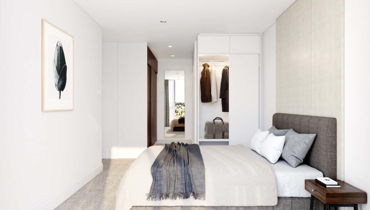 Bedroom - Elevation Northcote Apartments