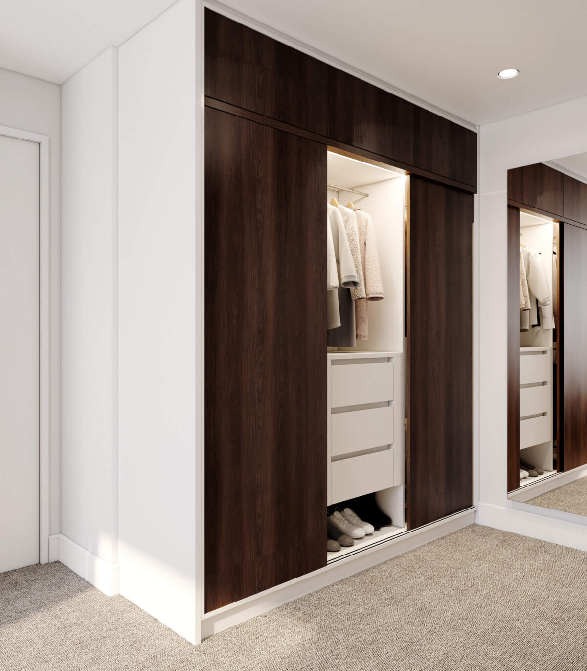 Wardrobe - Elevation Northcote Apartments