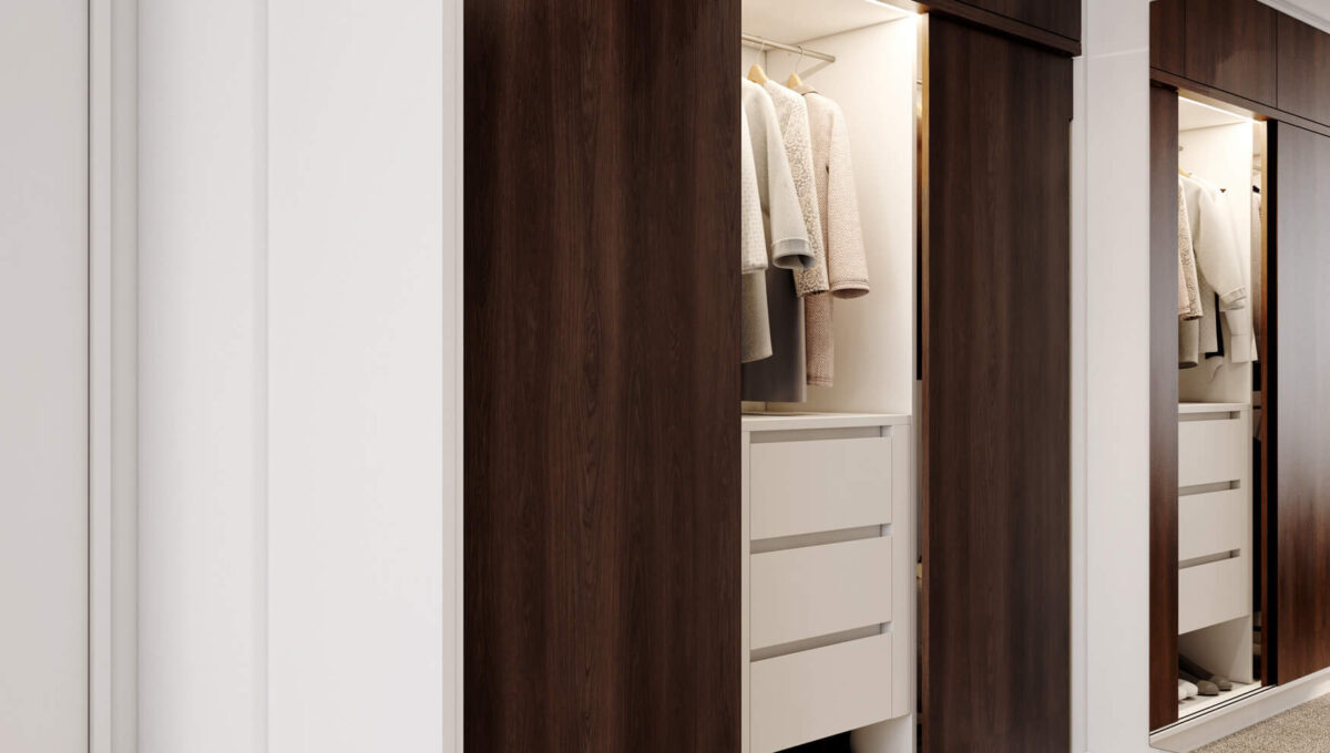 Wardrobe - Elevation Northcote Apartments