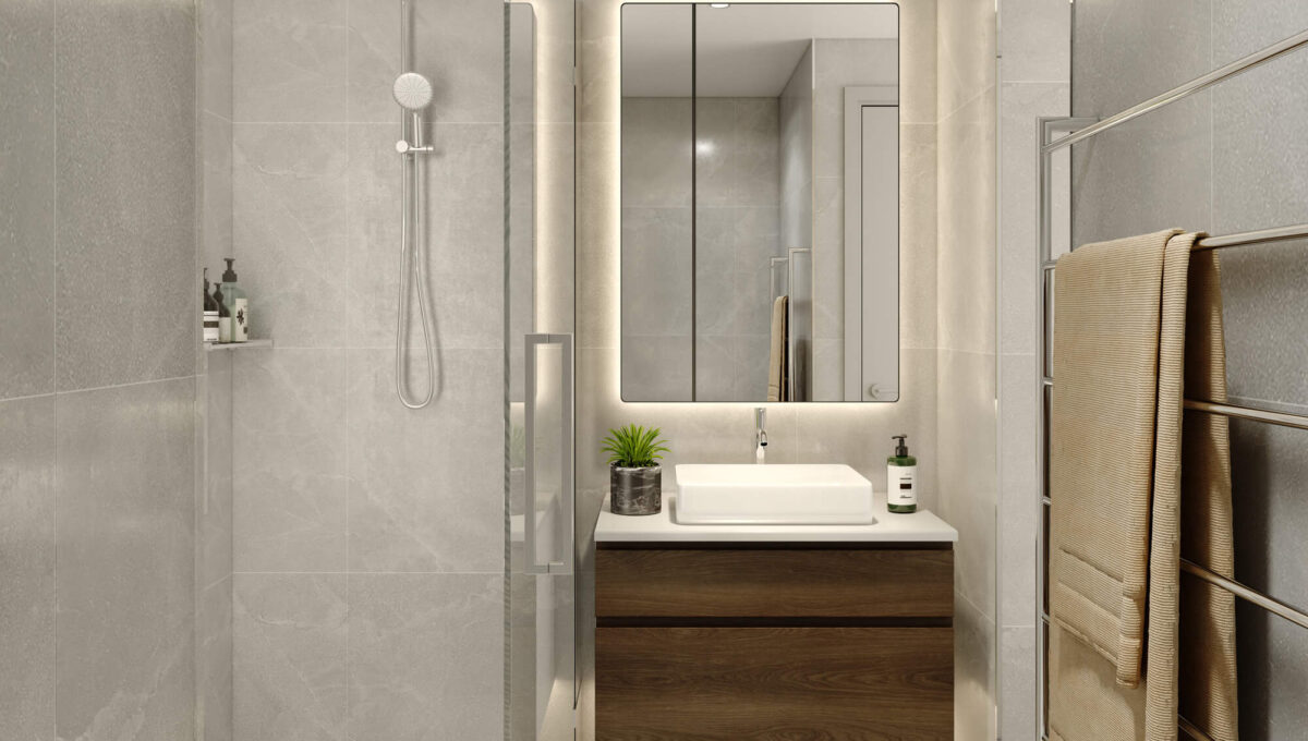 Bathroom - Elevation Northcote Apartments